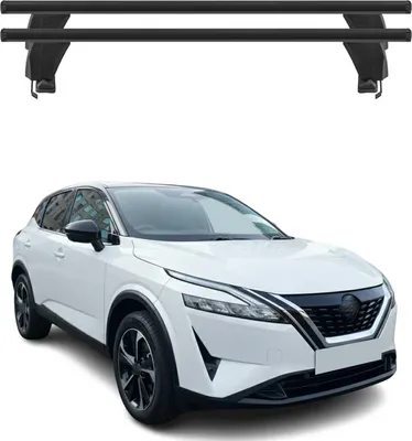 Obrázok produktu pre Základňa strešného nosiča Menabo pre Nissan Qashqai III J12 2021- hliníková čierna 2ks