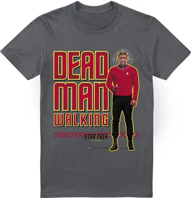 Produktbild von Star Trek - "Dead Man Walking" T-Shirt für Herren TV5804 (4XL) (Holzkohle)