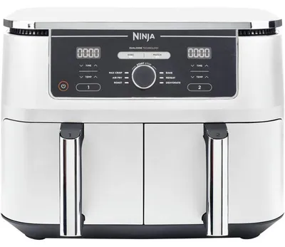 Image de Friteuse sans huile NINJA - Foodi Max Dual Zone AF400EUWH - Capacité 9,5L - 6 programmes - 2470W - Blanc