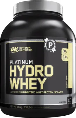Produktbild von Optimum Nutrition Platinum Hydro Whey (1590g) Vanilla Bean - Eiweiße - Hydrolysiertes Molkenprotein