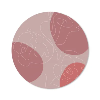 Produktbild von MuchoWow® Mauspad Mousepad Rosen - Rot - Blumen - Abstrakt 40x40 cm - Mousepads - Maus Mat - Pad - Mausunterlage - Schreibtisch Accessoires