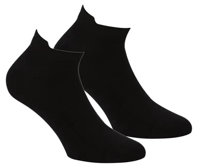 Produktbild von Boru Bamboo Bambus-Sneakersocken mit Fersenlasche, 12 Paar, Schwarz, Größe 36-40