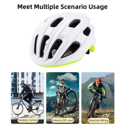 Produktbild von Verstellbarer Fahrradhelm fuer Erwachsene, winddichter Mountainbike-Helm, atmungsaktiver Fahrradhelm