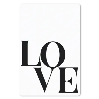 Produktbild von MuchoWow® Mauspad Mousepad Text - Liebe - Zitate 18x27 cm - Mousepads - Maus Mat - Pad - Mausunterlage