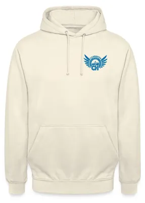 Produktbild von Spreadshirt Woodwalkers Film Clearwater High Logo Brustprint Uni Hoodie, L, Vanille-Milchshake