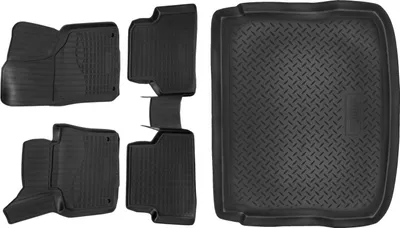 Produktbild von 3D Gummimatten Kofferraumwanne Für VW Tiguan 2008-2016, Gummi Fußmatten NORM