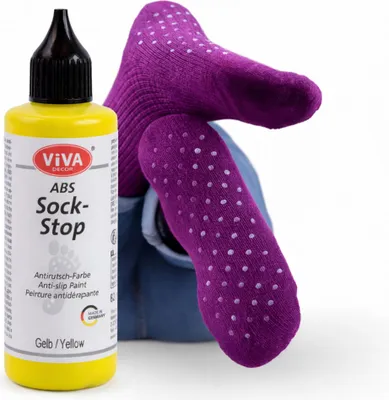 Produktbild von ViVA DECOR ABS Sock-Stop 82ml, Gelb