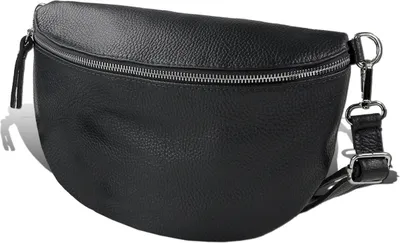 Produktbild von Toscanto Tasche Tragegurt passend schwarz Leder Gürteltasche D2OTT825BS