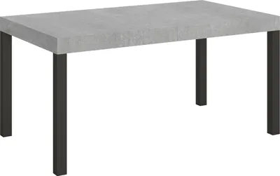 Immagine prodotto di ITAMOBY - Tavolo allungabile 160/264x90 cm Everyday cemento gambe antracite