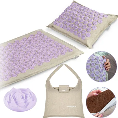 Immagine prodotto di Tappeto per agopressione con punte Neo-Sport NS902 - grigio lavanda