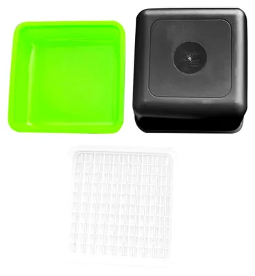 Produktbild von Sprossenbox, Keimschale, Einfach zu Bepflanzen, Gemüseanbautopf, 3 Stück