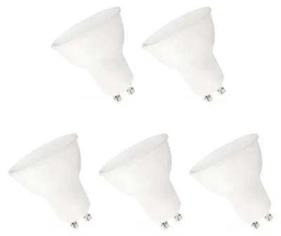 Produktbild von Spectrum GU10 LED-Spot 6W 500lm 6000K tageslichtweiß 5 Stück dimmbar