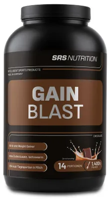 Produktbild von SRS Nutrition Gain Blast - 1400g-Dose Schoko