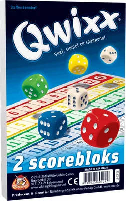 Produktbild von Weiße Goblin -Spiele Qwixx Bloks