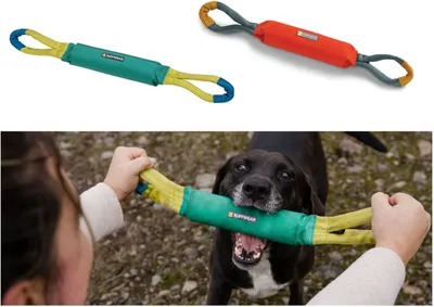 Produktbild von Ruffwear Pacific Loop Toy Hundedummy 52 cm, Farbe:Sockeye Red