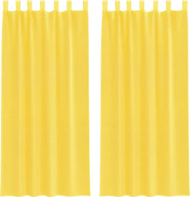 Produktbild von Voile Vorhänge mit Stangentaschen 2 Stk. Gelb