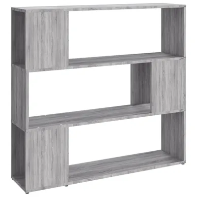 Produktbild von Bücherregal/Raumteiler Grau Sonoma 100x24x94 cm