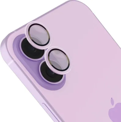 Produktbild von Glas für die Kamera mit Applikator für iPhone 17, Bizon Glass Snap Lens, 1 Set, Lavendel Rahmen