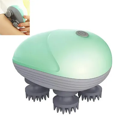 Produktbild von Elektrisches Kopfmassagegerät,  elektrisches Massagegerä, nass und trocken, 6 Massagetechniken, Massagegerät für Haustiere