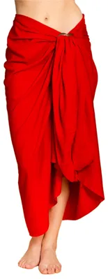 Produktbild von PANASIAM Sarong uni red, 190x116cm