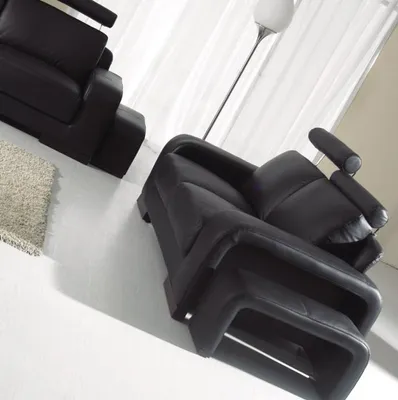 Image de Fauteuil Relax Fauteuil TV Fauteuil avec pouf Ensemble canapé une place