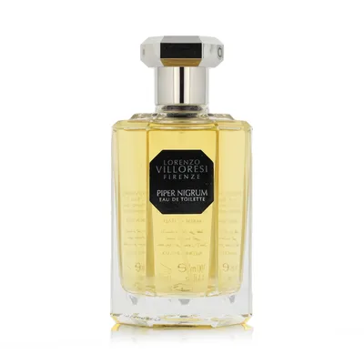 Produktbild von Lorenzo Villoresi Piper Nigrum 100ml, Unisex, 100 ml, Nicht nachfüllbare Flasche, Anis, Zitrus, Pfefferminz, Dill, wilder Anis und Fenchel, PfefferminzeZitrone, Grüne Nuancen von Nadelbäumen, Schwarzer Pfeffer, Gewürznelke, Elemi, Muskatnuss, Petitgrain, Rosmarin, Gewürze