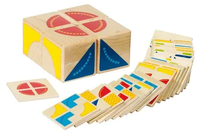 Productafbeelding van Kubus: 8 x 8 x 4 cm - 4 Würfel - 26 Vorlagen - Per Stück