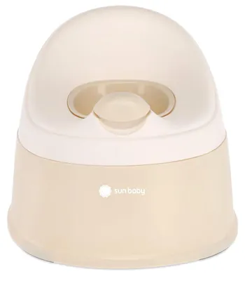 Produktbild von Töpfchen Toilettentrainer Kinder Töpfchen Kindertoilette Babytopf Rutschfester Kinder-Nachttopf mit herausnehmbarem Einsatz leicht hoch und stabil NESTPOT beige-weiß Sun Baby