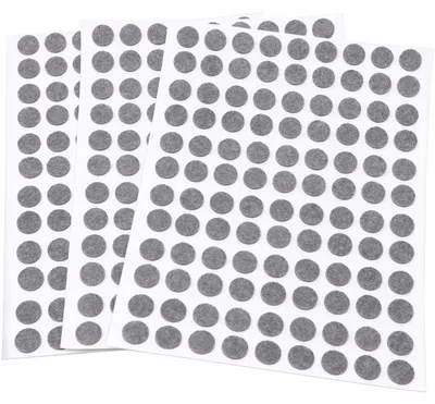 324 Filzgleiter, grau, ø 10 mm, rund, 1,5 mm, selbstklebend
