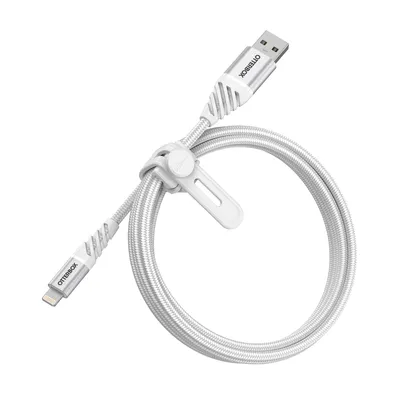 Obrázek produktu pro OtterBox Premium Cable USB A-Lightning 1M, Cloud Sky White