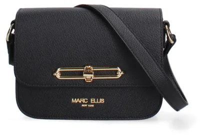 Imagen del producto de Bolso de mano Marc Ellis, poliuretano, con cremallera, correa ajustable, detalles en cuero, color dorado