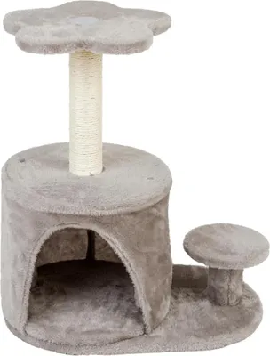 Produktbild von Domarex Katzenkratzbaum Kratzbaum Kratzbäume Katzenmöbel Homely 45x28x53 cm - Kratzbaum für Katzen mit Haus, Kratzsäule und Plattform