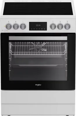 Image de Cuisinière vitrocéramique 72l 4 feux blanc - Whirlpool - W6V8LCSW -