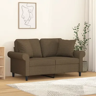 Immagine prodotto di The Living Store Cuscini decorativi 2 pz. Marrone 40x40 cm Tessuto