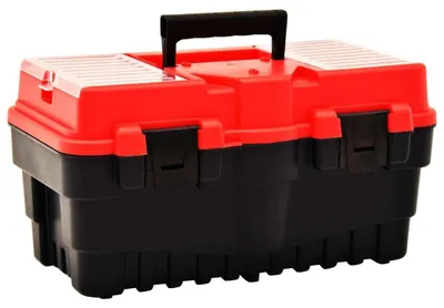 Image de Mallette à outils en plastique avec compartiments de rangement