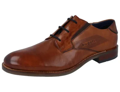 Produktbild von BUGATTI Business Herren Schnürschuhe braun Glattleder - Größe: 41