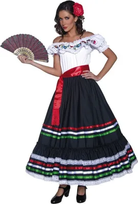 Immagine prodotto di Autentico costume da senorita sexy occidentale