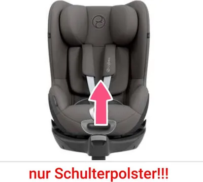 Produktbild von Cybex Sirona Ti/Si Schulterpolster mirage grey