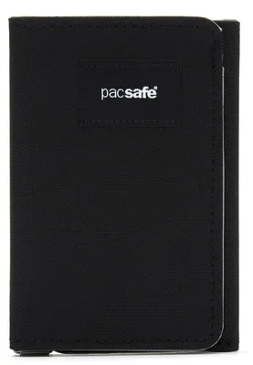 Produktbild von Pacsafe RFIDsafe Trifold Wallet schwarz