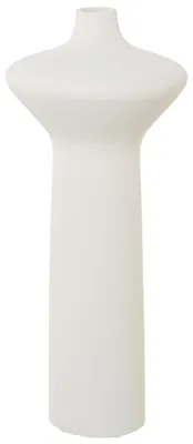 Keramik-Bodenvase, ecru matt, 20x50 cm, Mündung 11 cm