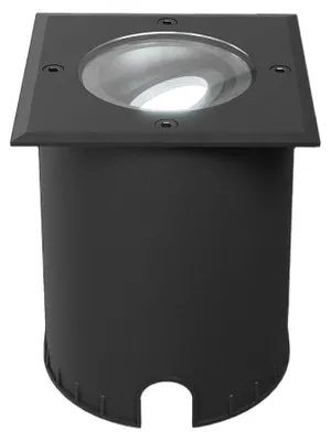 Produktbild von hoftronic LED Bodeneinbaustrahler 4,5W 345lm GU10 dimmbar schwarz IP67