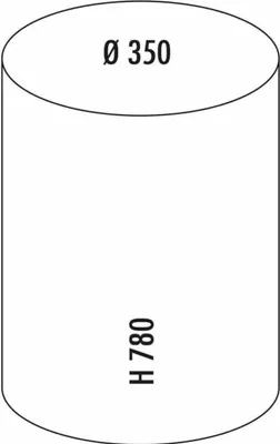 Produktbild von WESCO® Ashmaster, rot, 28 l