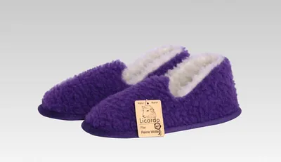 Produktbild von Mokassin Wolle lila 44/45 Linke