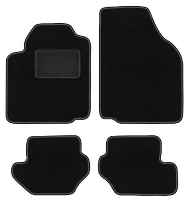 Immagine prodotto di Tappetini in moquette per Ford Fiesta MK3 1989-1996 (hatchback) – set 4 pezzi, neri, su misura – Wielganizator LUX