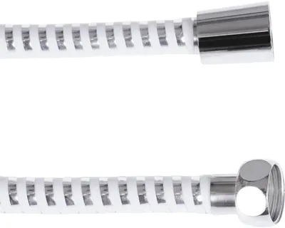 Obrázek produktu pro Hadice sprchová plastová M1/2"xkon.1/2" bílá/chrom 150 cm