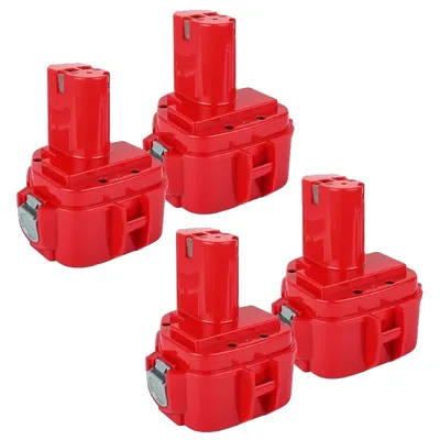 Obrázek produktu pro Náhradní baterie Makita, kapacita 4000 mAh, dobíjecí, typ Ni-MH, 4 kusy