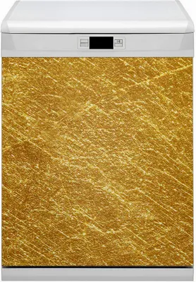 Produktbild von Abwaschbar 60x70 cm Geschirrspüle Magnetmatte Küche Dekorative  - Goldene Textur