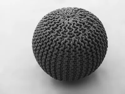 Obrázek produktu pro Puf Bakero Pouf cool šedá 40x40x40 cm