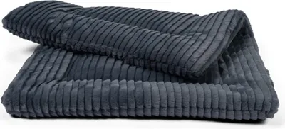 Image de TrendPet Harmony - Couverture moelleuse et chaude pour chiens et chats anthracite 130x90cm