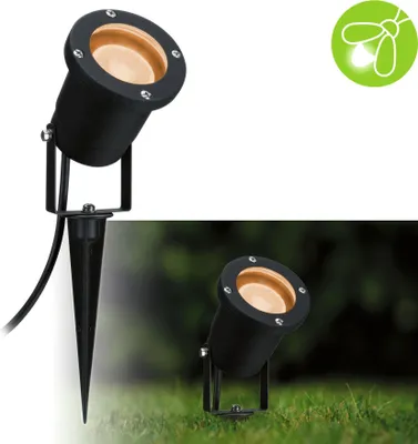 Image de Projecteur de jardin Paulmann LED Goldlicht respectueux des insectes